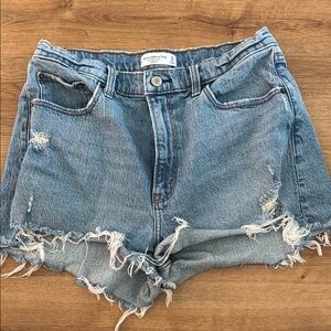 Abercrombie mom short curve love Women's Denim Shorts